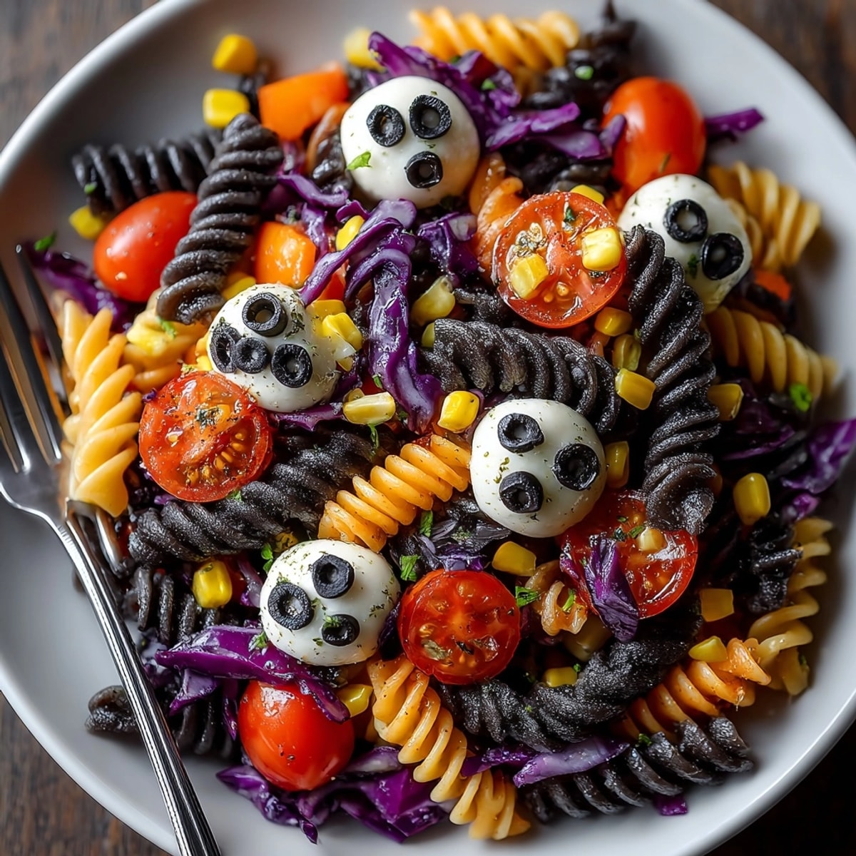 Cherry-Glazed Ham and Cheese Roll-Ups, showing flaky pastry brushed with a gorgeous cherry glaze.