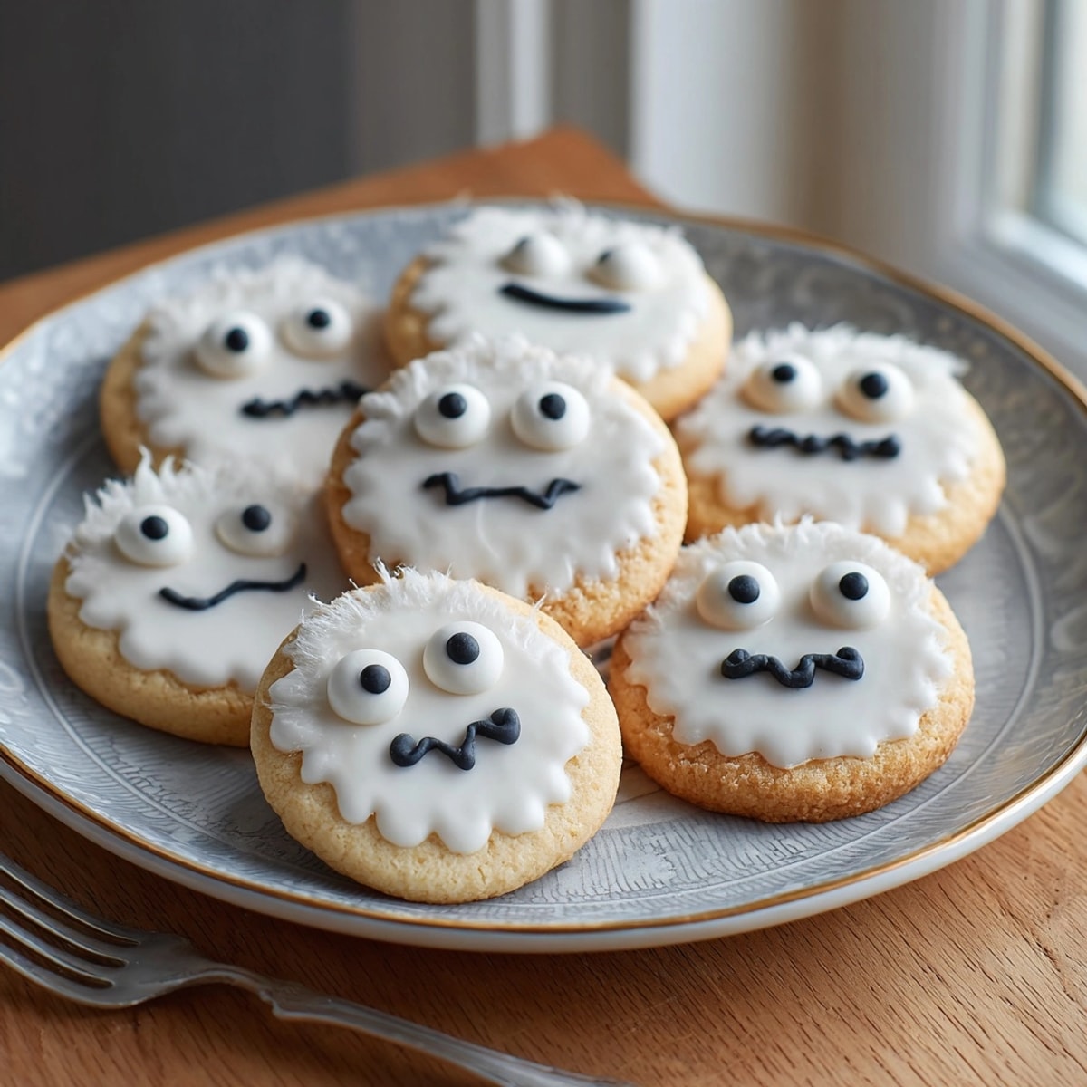 Homemade Googly Eyeball Sugar Cookies with creamy icing and delightful edible silly eyes.