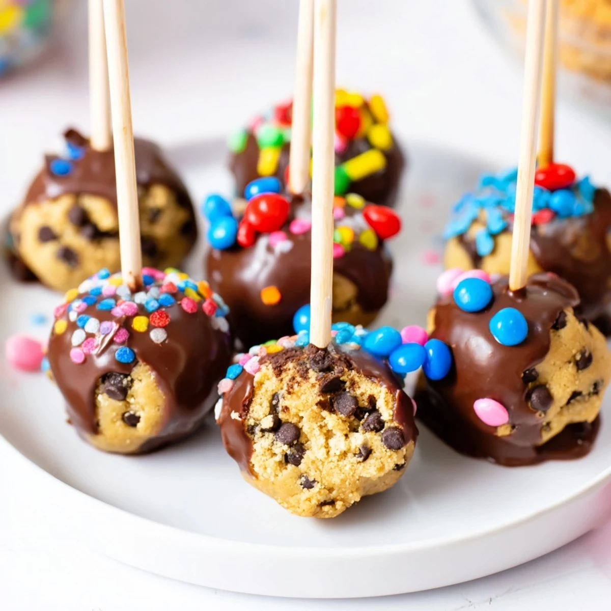 Irresistibly creamy Charcuterie Board Cookie Dough Pops, perfect for sharing and impressing guests.