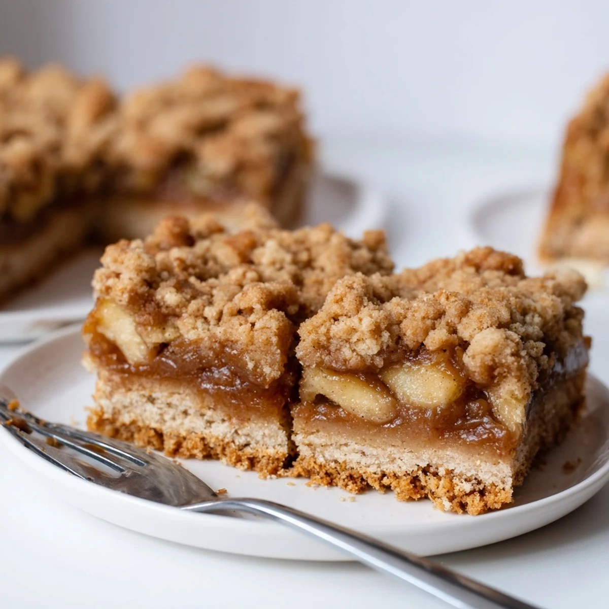 Spiced Caramel Apple Bars