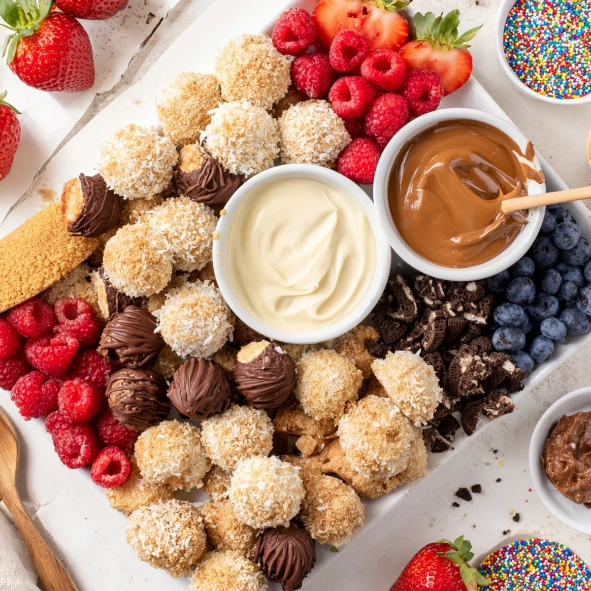 Deconstructed Dessert Board Cheesecake