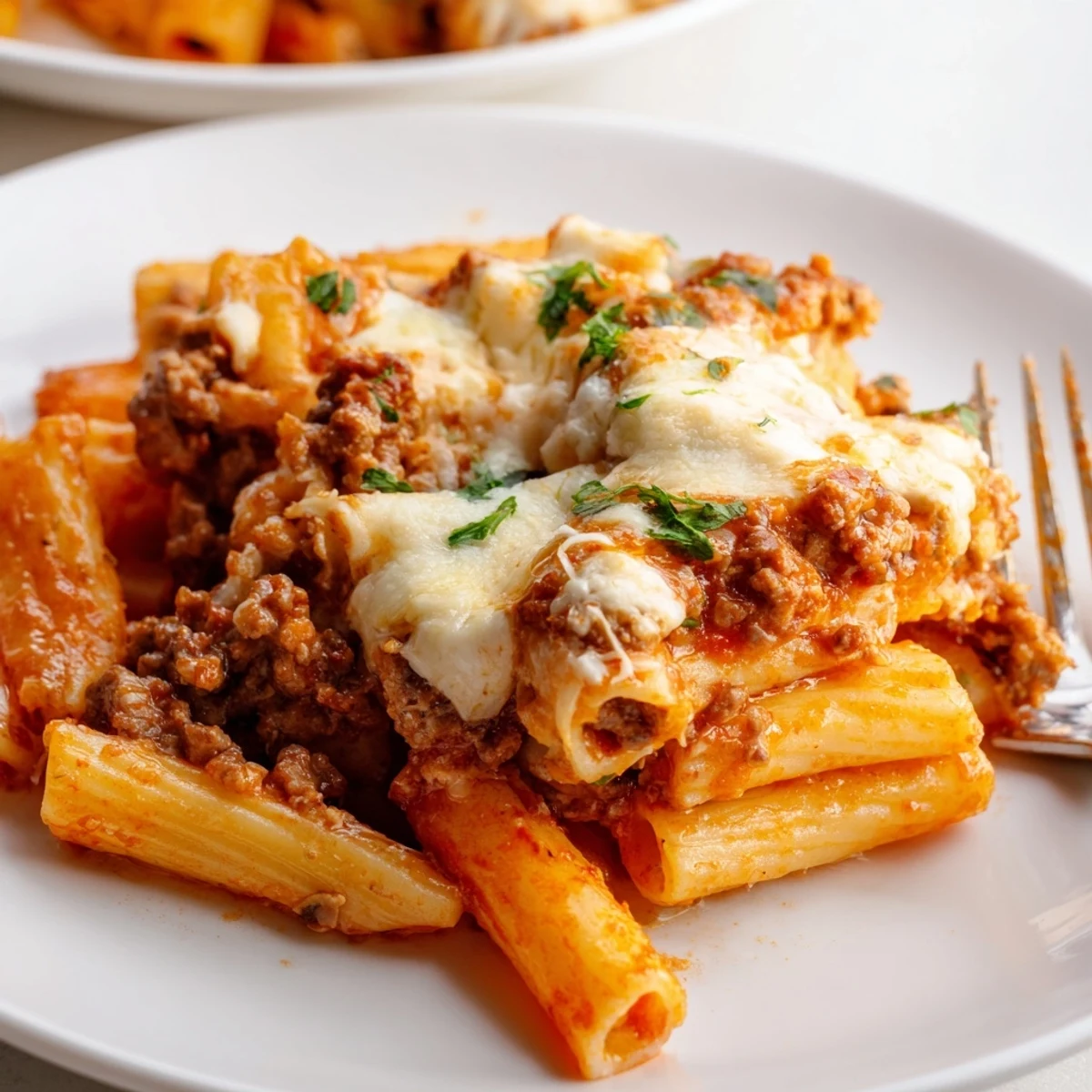 Baked Ziti with Meat Sauce