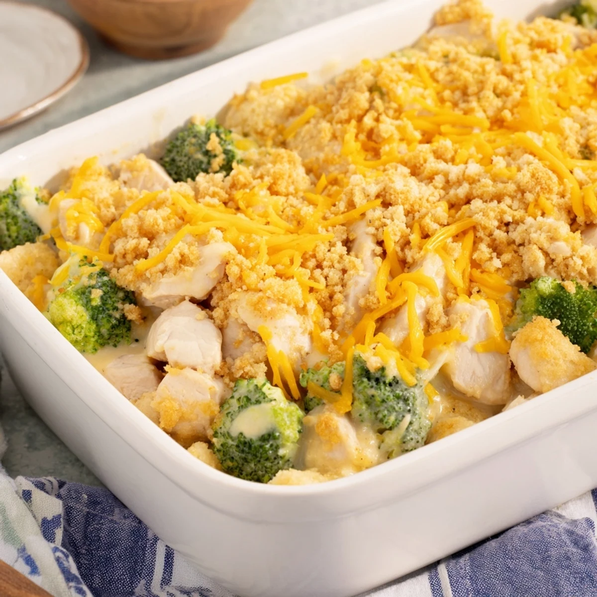 Chicken Broccoli Cheddar Bake