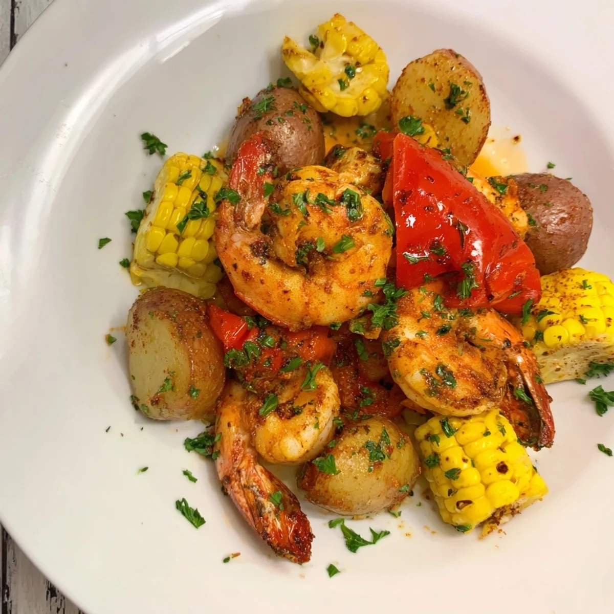 Cajun Shrimp Sweet Corn