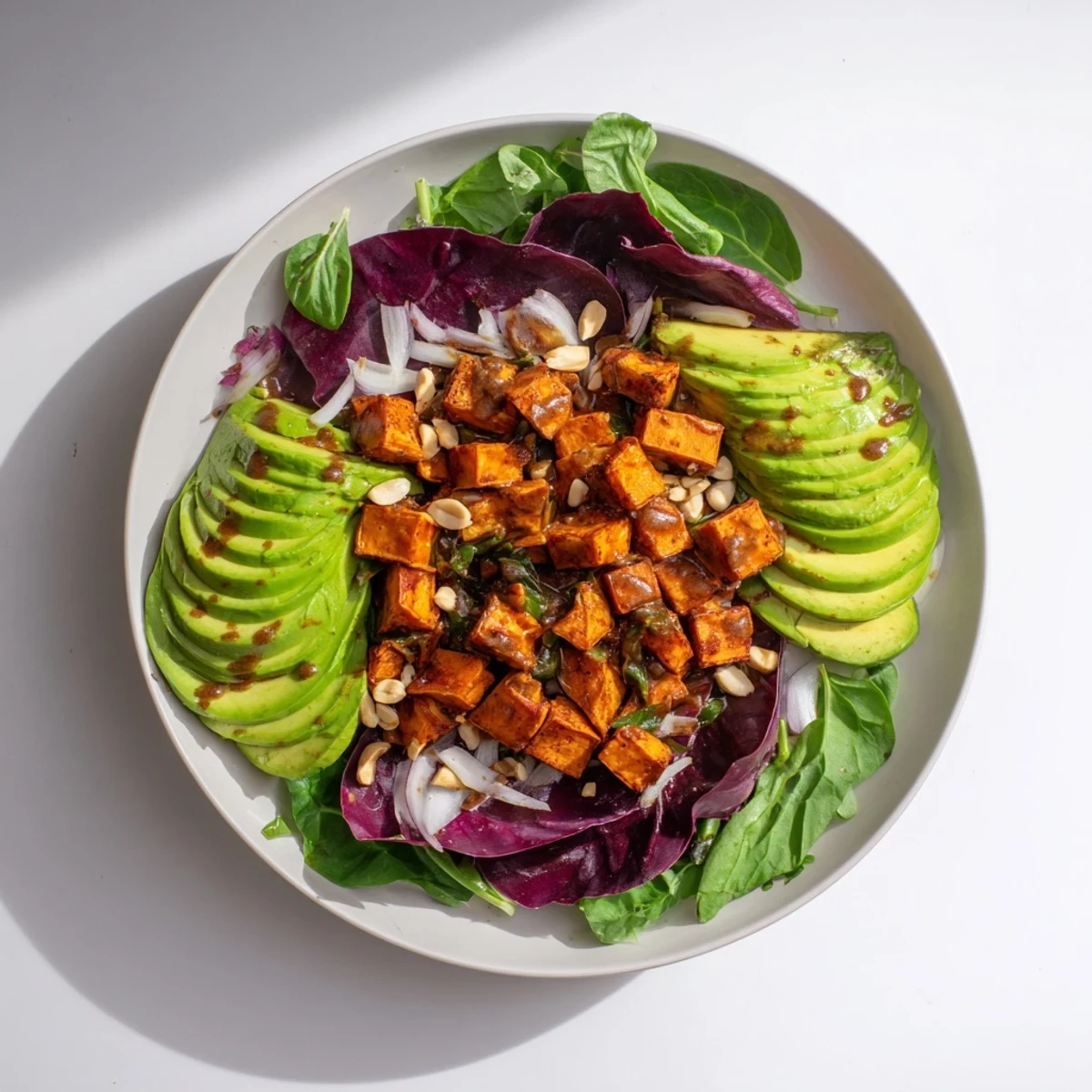 Spiced Peanut Sweet Potato Salad