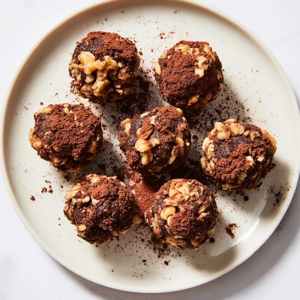 Date Walnut Truffles Cocoa