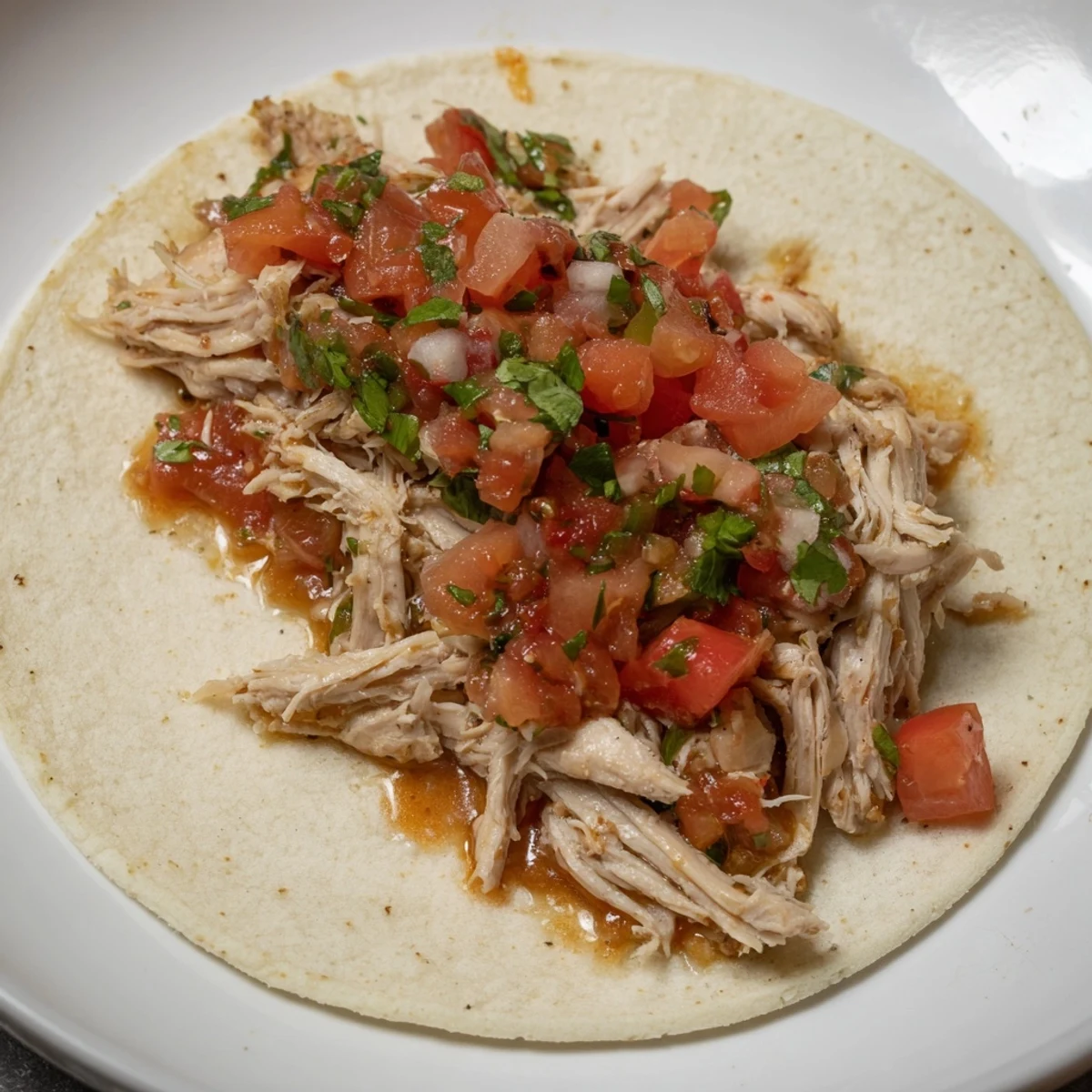 Tender Slow-Cooked Chicken Tacos