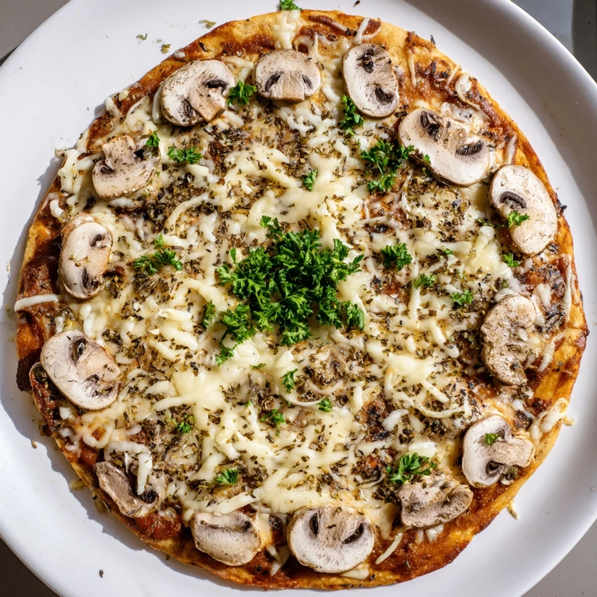 Sizzling, golden-brown Frozen Pizza Upgrade with melted cheese, perfect for a quick, delicious dinner.