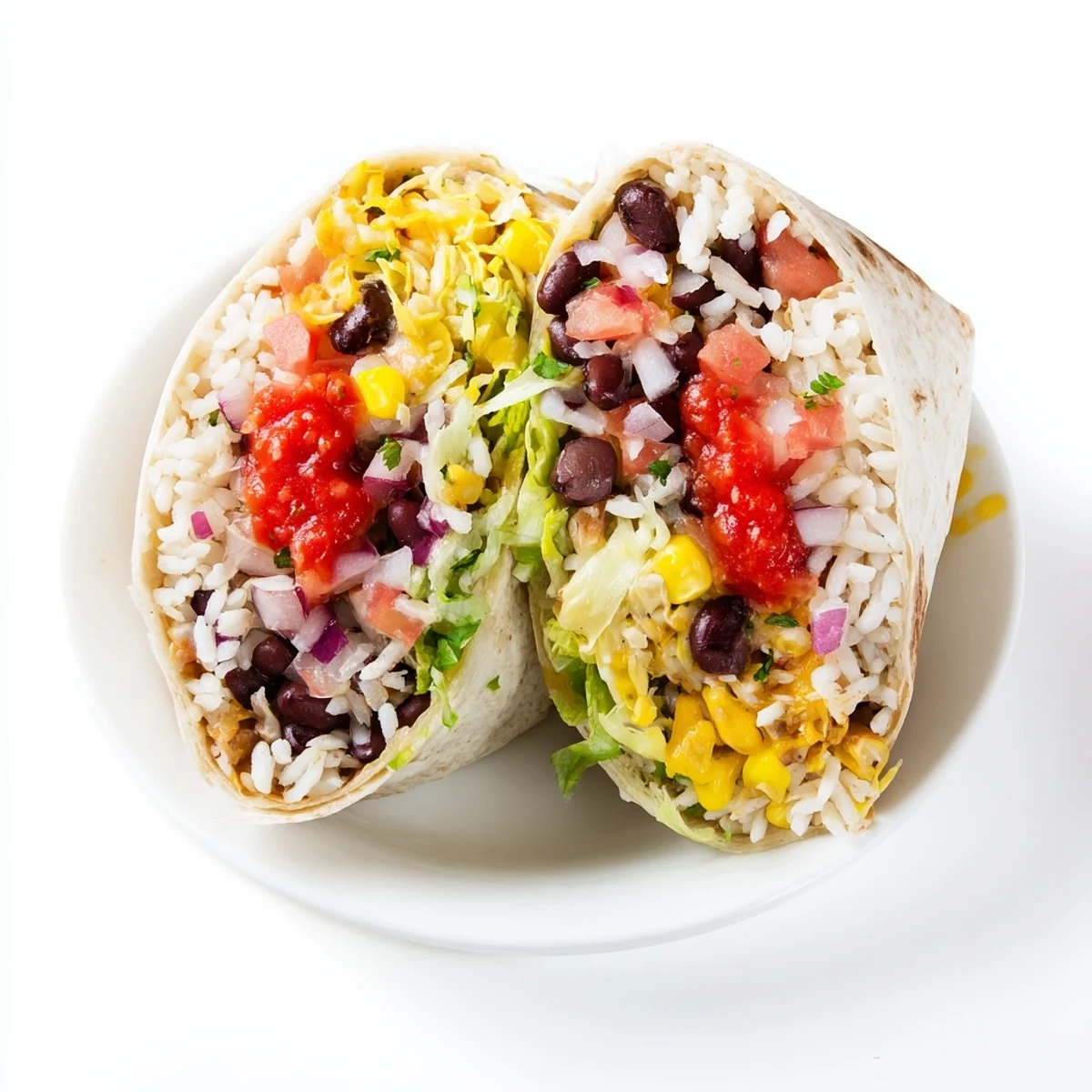 Rice Bean Burritos