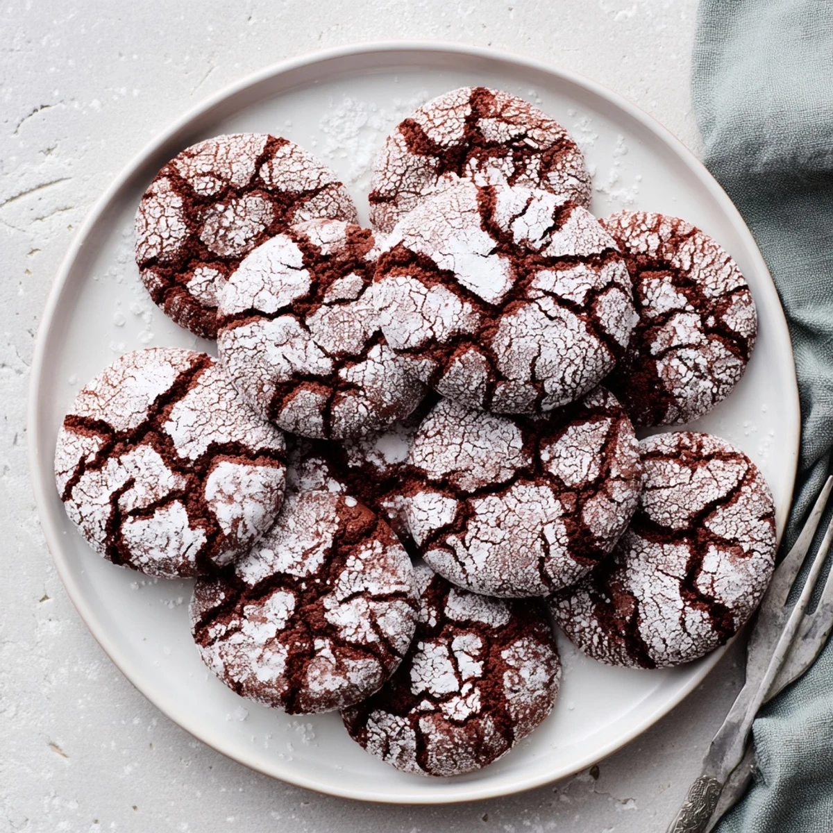Red Velvet Chocolate Crinkle