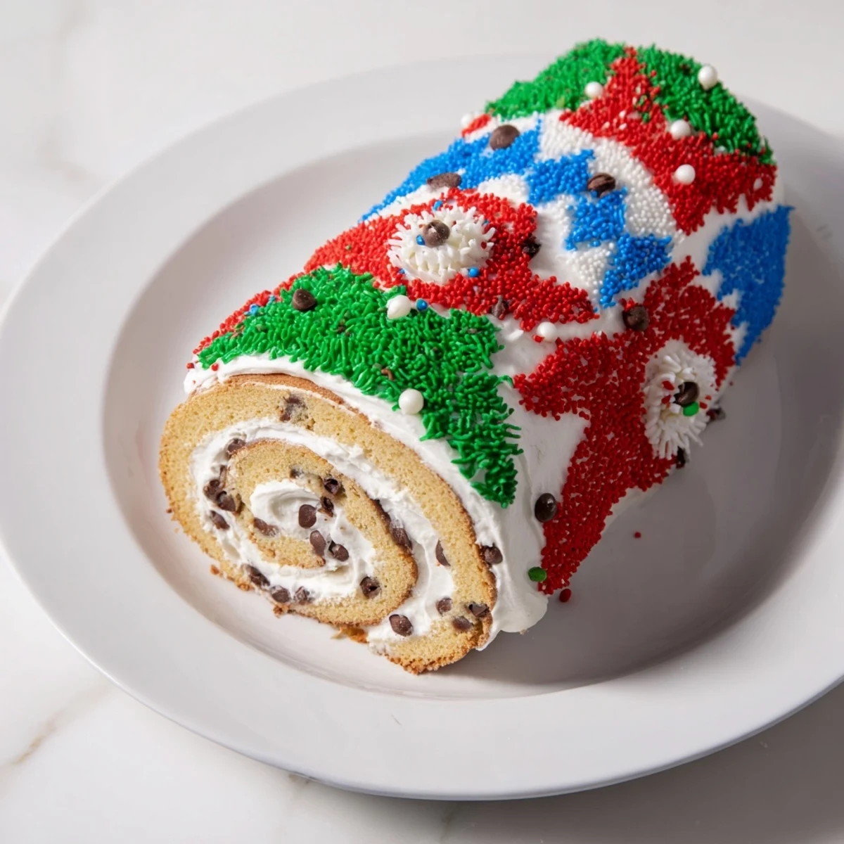 Ugly Sweater Cake Roll