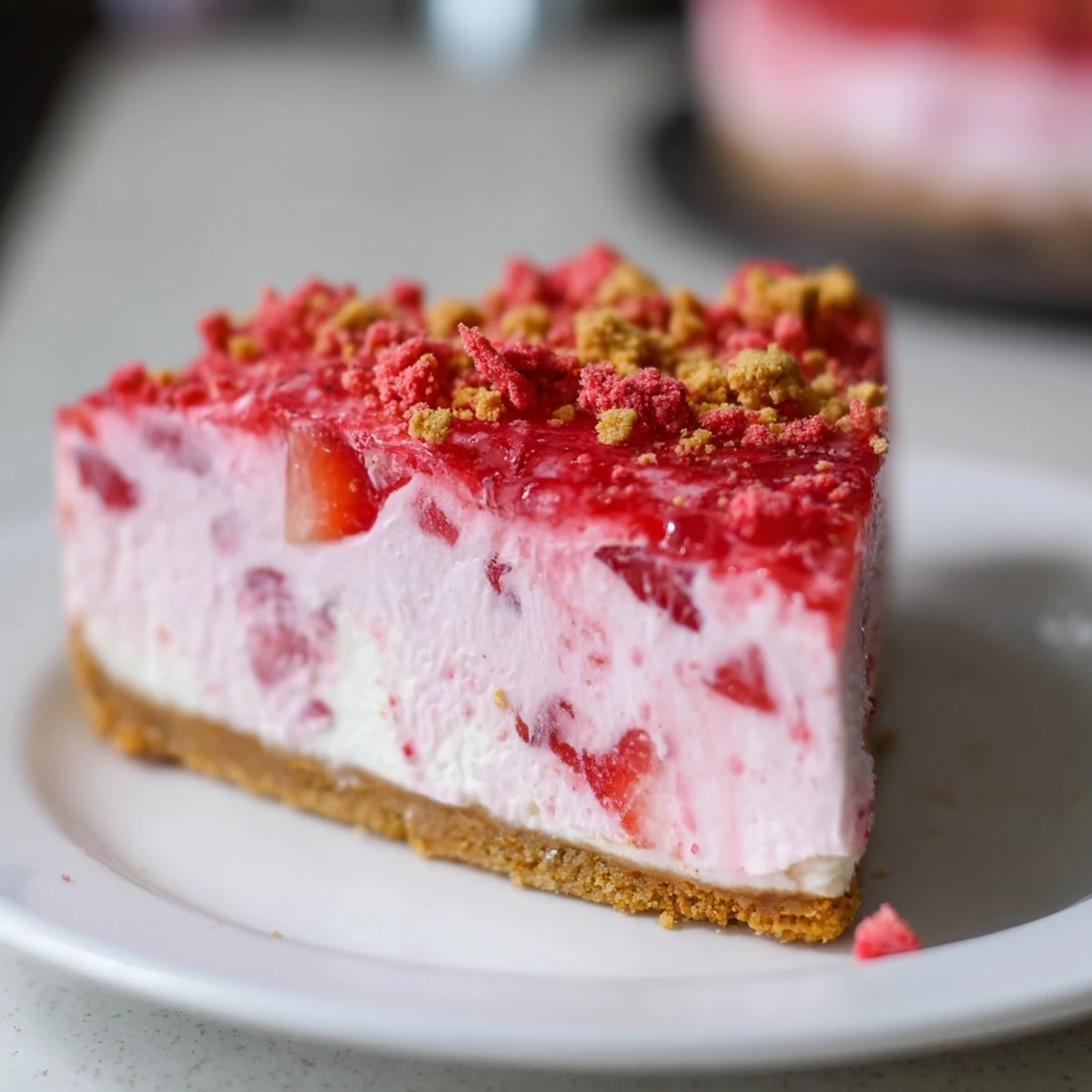 Strawberry Shortcake Cheesecake