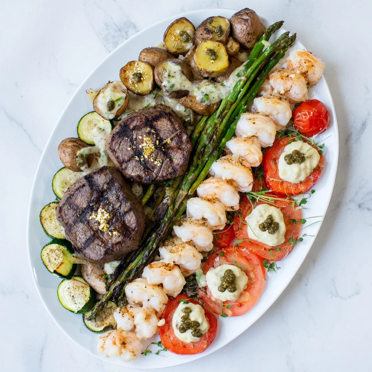 Golden Heart Luxury Platter