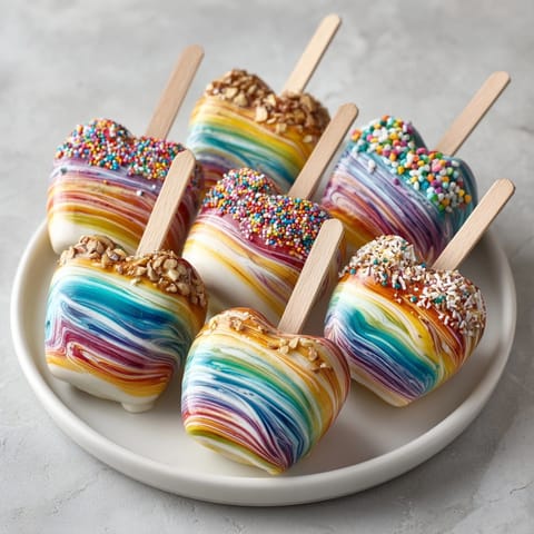 Festive Trick-or-Treat Candy Apple Slices, ready to enjoy at your spooky party.