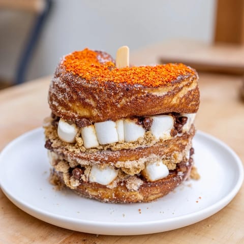 Smores Churro Cake Pancake Pops