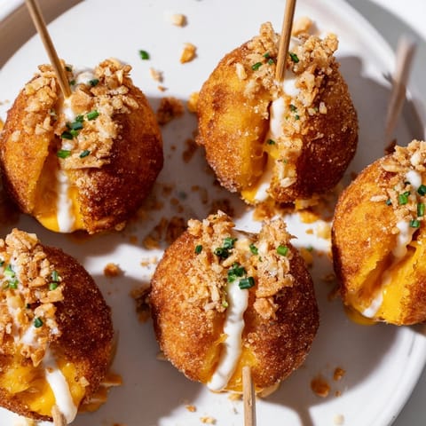 Cheesy Pretzel Buffalo Churro Cake