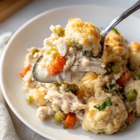 Chicken Dumplings Casserole Bake