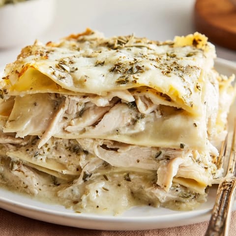 Rosemary Chicken Lasagna Layers