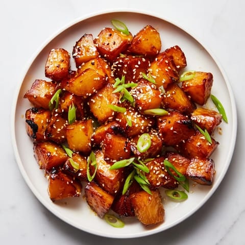 Vibrant image of caramelized miso roasted winter vegetables showcasing an umami-rich vegetarian dish.