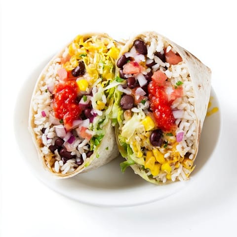 Rice Bean Burritos