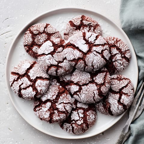 Red Velvet Chocolate Crinkle