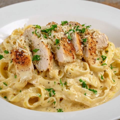 Cajun Chicken Alfredo Fettuccine