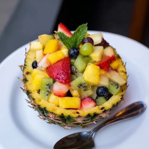 Tropical Pineapple Fruit Boat