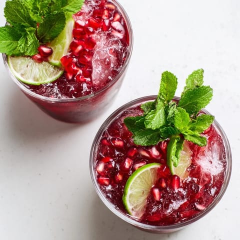 Pomegranate Mint Holiday Drink