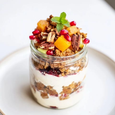 Christmas Pudding Yogurt Parfait Bar