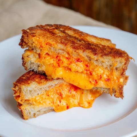 Spiked Grilled Cheese Sriracha