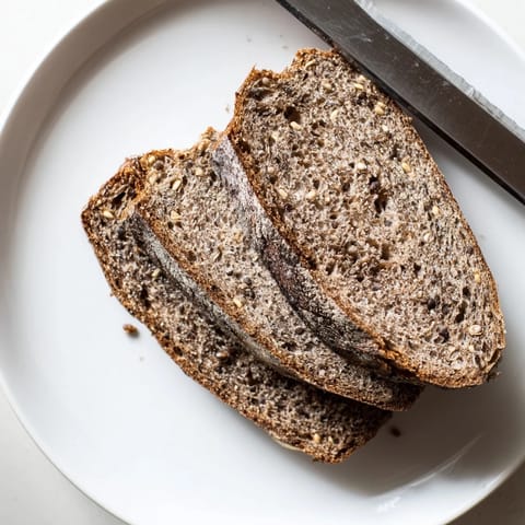Estonian Dark Sourdough Bread