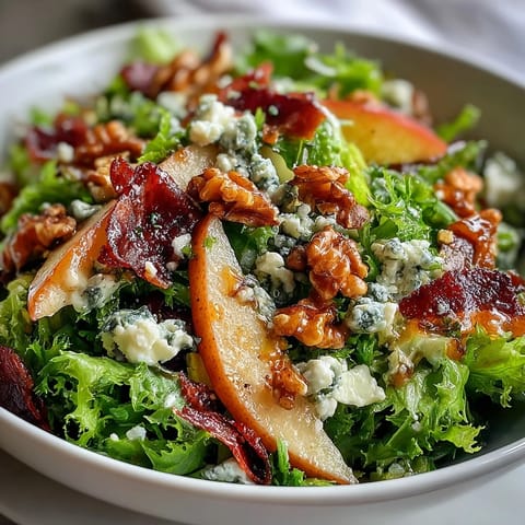 Frisée Pear Blue Cheese Bowl