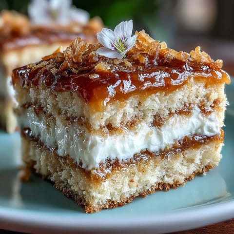 Spring Naked Cake with Edible Flowers and Lemon Curd, a light and elegant dessert with fresh blooms and zesty citrus curd between soft vanilla layers.