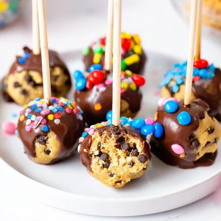 Irresistibly creamy Charcuterie Board Cookie Dough Pops, perfect for sharing and impressing guests.