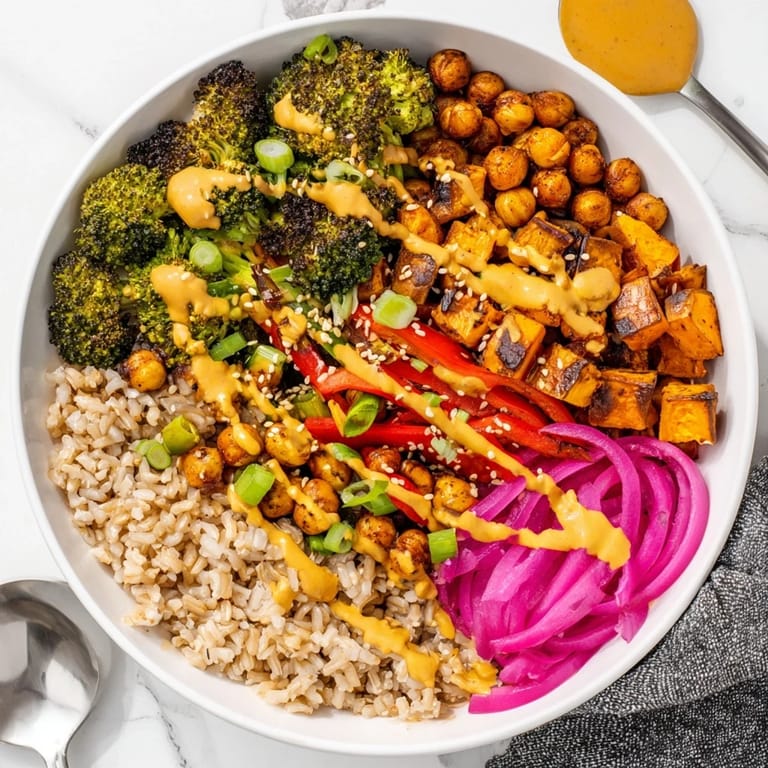 Healthy Bold Sauce Drizzle Bowls featuring quinoa, sweet potatoes, and fresh toppings.