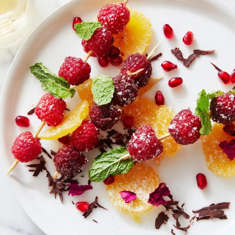 A close-up of elegantly arranged Baisers de Minuit, sparkling with edible glitter, perfect for cocktails.