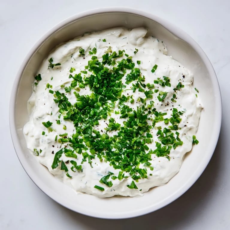 Homemade Veggie Ranch Dip, a tangy, flavorful dip recipe, ready to be enjoyed with raw vegetables.
