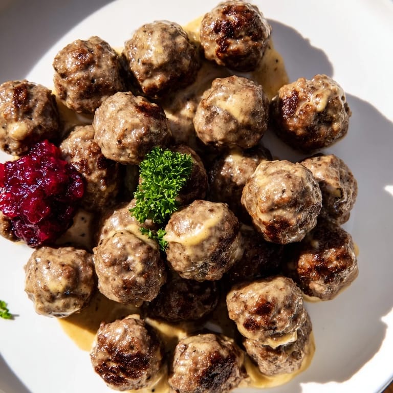 Delicious, homemade Swedish Meatballs, perfectly seasoned and cooked for a satisfying meal.