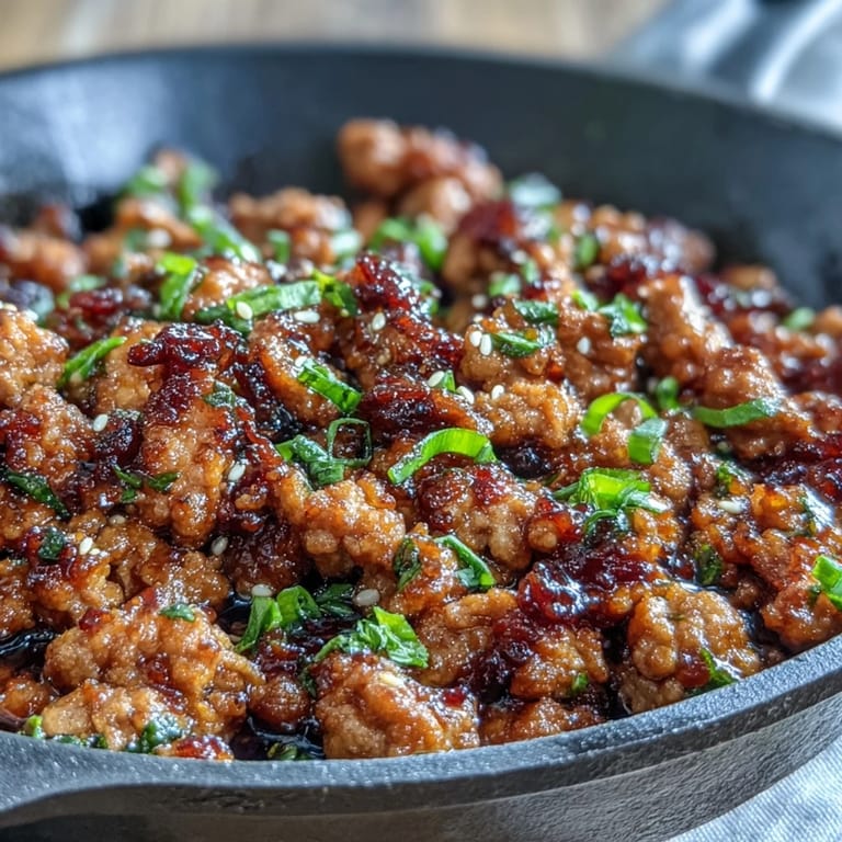 A serving of Korean-Style Ground Turkey alongside bright green steamed broccoli and fluffy white rice, creating a colorful and balanced weeknight dinner.