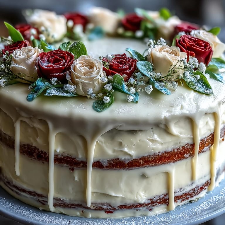Elegant vanilla sheet cake topped with smooth buttercream and vibrant piped roses, ideal for graduation parties.